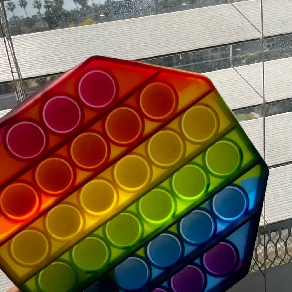 rainbow fidget popit